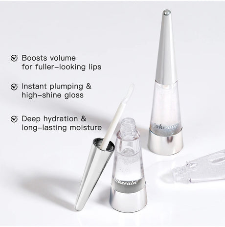 Lakerain Lip Plumper Deep Hydration Long-Lasting Nourishment High-Shine Gloss Shining Voluminous Finish Lip Moisturizing Liquid
