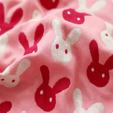 Two Three Layers Pure Cotton Gauze Bath Towel Adult Girl Kawaii Cartoon Towel 70x140cm Home Absorbent Bathroom Wrap Quick-Dry