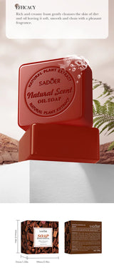 Sandalwood Handmade Soap for Women Deep Cleansing Body Whitening Essential Oil Shaving Soap Skin Lightening Foam Cleaner