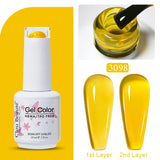 Clou Beaute Jelly Color UV Gel Manicure Summer Pink Nude Gel Nail Rainbow Nail Supplies For Professionals Semi-permanent Varnish