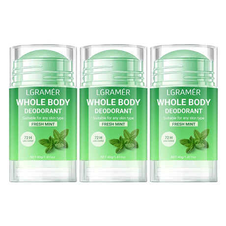 Mint Fragrance Underarm Antiperspirant Deodorant Stick Portable Body Odor Remover Lasting Armpit Anti Sweaty Stick For Women Men