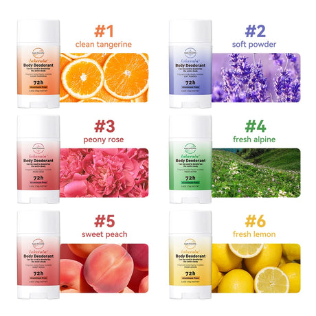 New Whole Body Deodorant Invisible Cream Stick 72 Hour Odor Control Aluminum Free Baking Soda Free Skin Care