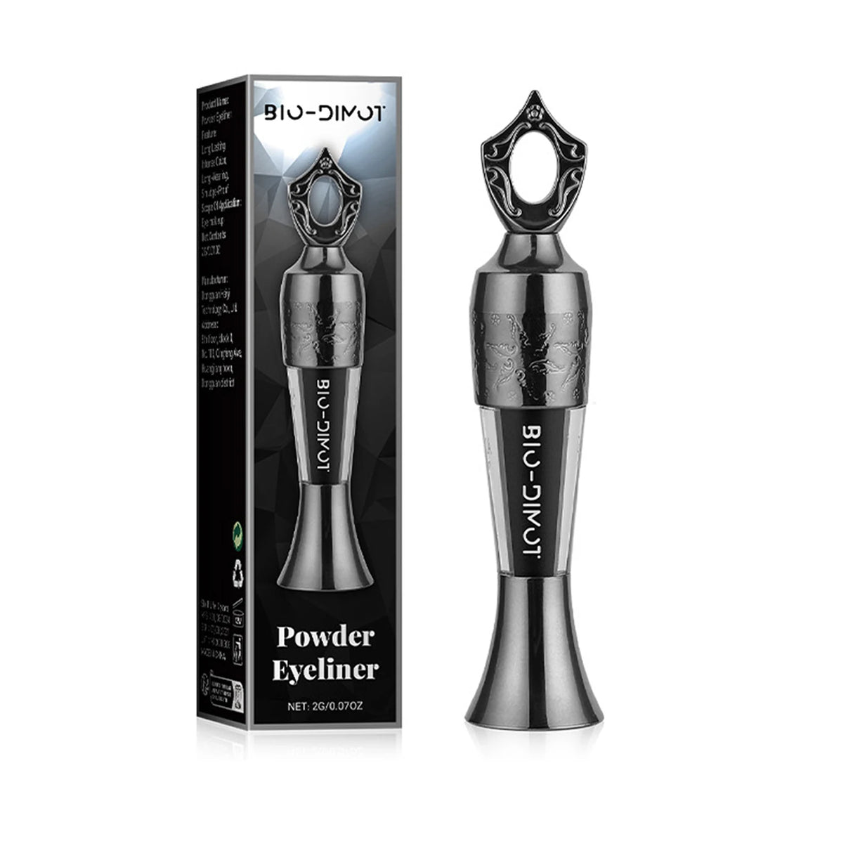 Black Eye Liner Powder Eyeliner Makeup Long-Lasting Eyeliner Waterproof Eyeliner Powder Easy to Wear Smooth Eye Makeup Tools