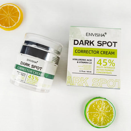 ENVISHA Face Skin Care Whitening Freckle Cream Remove Melasma Dark Spots Melanin Anti-Aging Lightening Shrink Pores Moisturizing