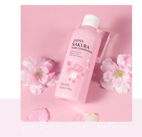 LAIKOU Japan Sakura Shampoo or Hair Conditioner Complex Oil Hair Care Repair Damaged Hair Repair Serum Oil Anti Hairs Loss
