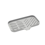 1-Pack Silicone Drain Soap Box Kitchen Bathroom Anti-slip Sink Tray Creative Washing Table Soap Tray Free Punch Drain Rack