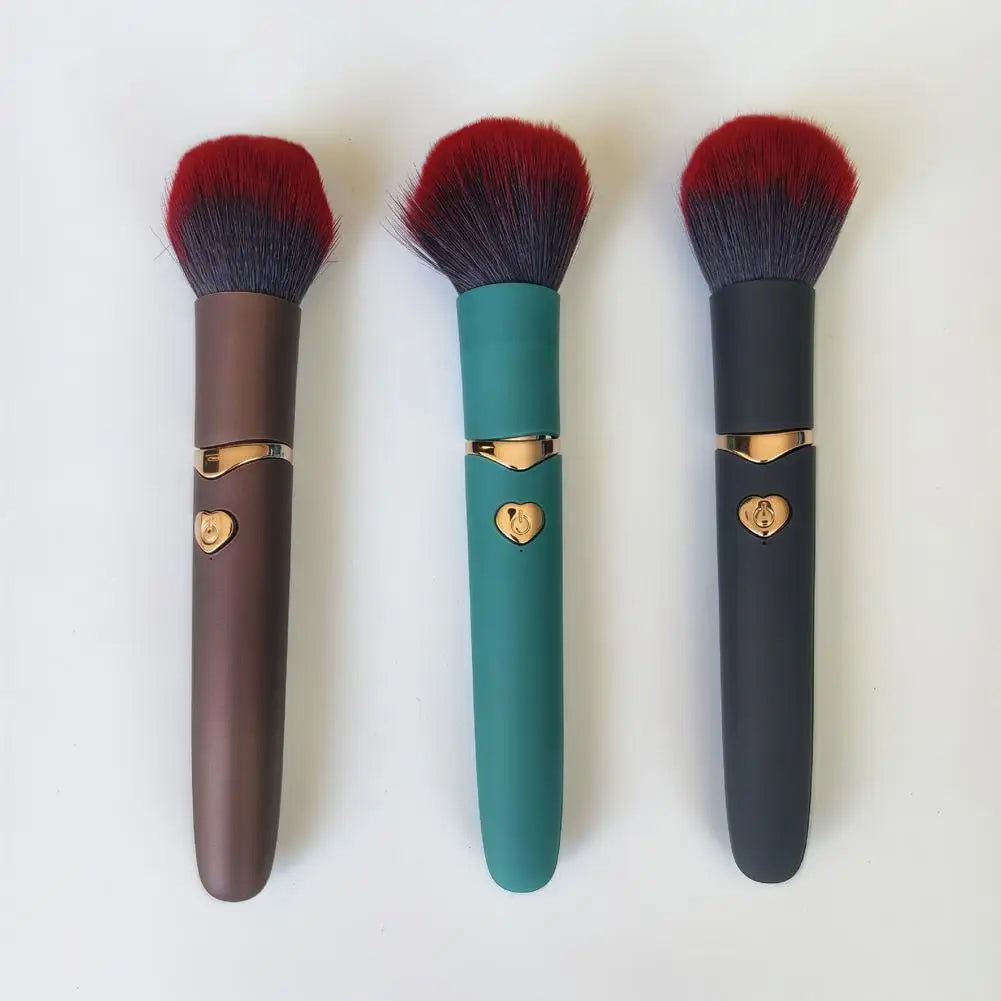2 In 1 Electric Multi-Function Makeup Brush Foundation Make-Up Massage Vibration Powder Blusher Makeup Tools Makeup Brush