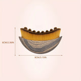 Lymphatic contour facial brush, pig mane body dry brush, exfoliating and blood activating body massage brush, facial brush