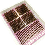 AMSDCN  40P-120Pnaturally 240 clusters  Spikes Brown eyelash clustersfaux cils eyelash extensions Wispy Lashes