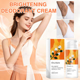 Underarm Brightening Deodorant Cream With Botanical Extracts Lasting Odor Control Even Skin Tone Natural Armpit Lightening Cream