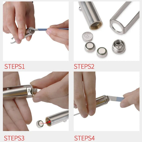 Portable Stainless Steel Led Make Up LED Light Eyelash Eyebrow Clip Tweezer Set Smart Design Hair Remove Tweezer Makeup Tool