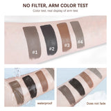 Lakerain Waterproof Eyebrow Gel Long Lasting Highly Pigmented Liquid Eyebrow Makeup Sweatproof Natural Black Brown