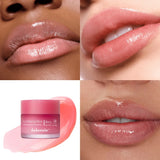 Hydrating Glowing Lip Balm Overnight Lip Mask Moisturizing Repair Cracked Lips Soften Fine Lines Mild Exfoliating Clear Dead Ski
