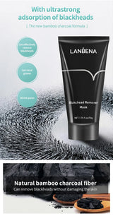 LANBENA Remove Blackhead Mask Shrinking Pore Deep Cleaning Mask Improve Rough Skin Acne Treatment Skin Brighteing Care Beauty