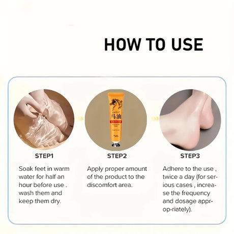 SUYARUN Premium Horse Oil Hand Foot Care Stick-Intense Moisturizing&Repairing Balm for Dry Cracked Skin, Cream for Hands, Feet.