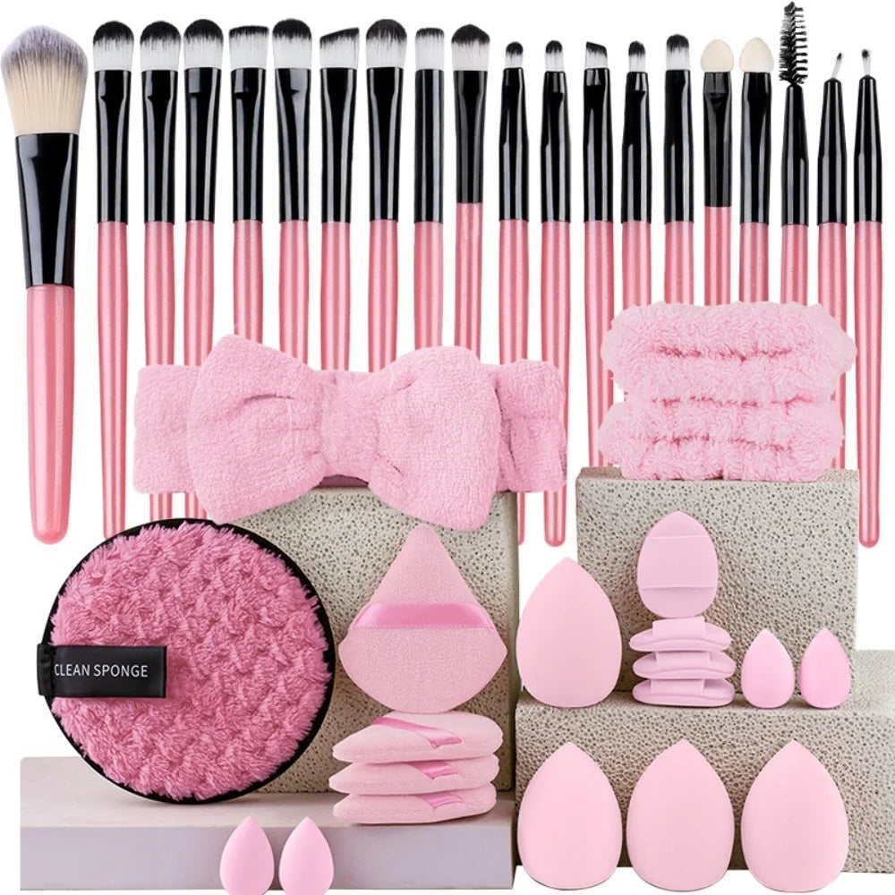 20PCS Eye Shadow Makeup Brush Set Concealer Brush Eye Cosmetic Soft Bristles Eyebrow Eyeliner Brush Portable Beauty Makeup Tools