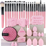 20PCS Eye Shadow Makeup Brush Set Concealer Brush Eye Cosmetic Soft Bristles Eyebrow Eyeliner Brush Portable Beauty Makeup Tools