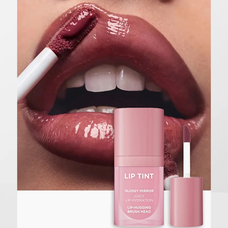 Brand Mirror Lip Gloss 5ml Non Stick To Cup Non Fading Long-lasting Moisturizing Hydrating Natural Portable Brush Head Lip Gloss