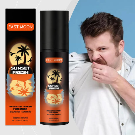 East Moon Fruity Deodorizing Spray Sweat Eliminator Keep Refresh Odor Removal Reduce Body Bad Smell Man Underarm Deodorant Spray