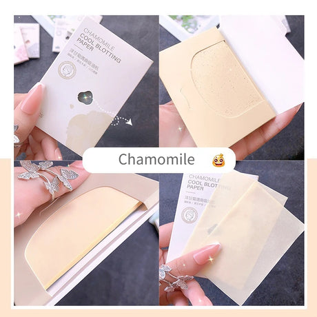 100pcs Face Oil Control Cleaning Wipes Oil Control Face Absorbent Paper Absorbing Sheet Oily Matting Tissues Face Cleaning Paper