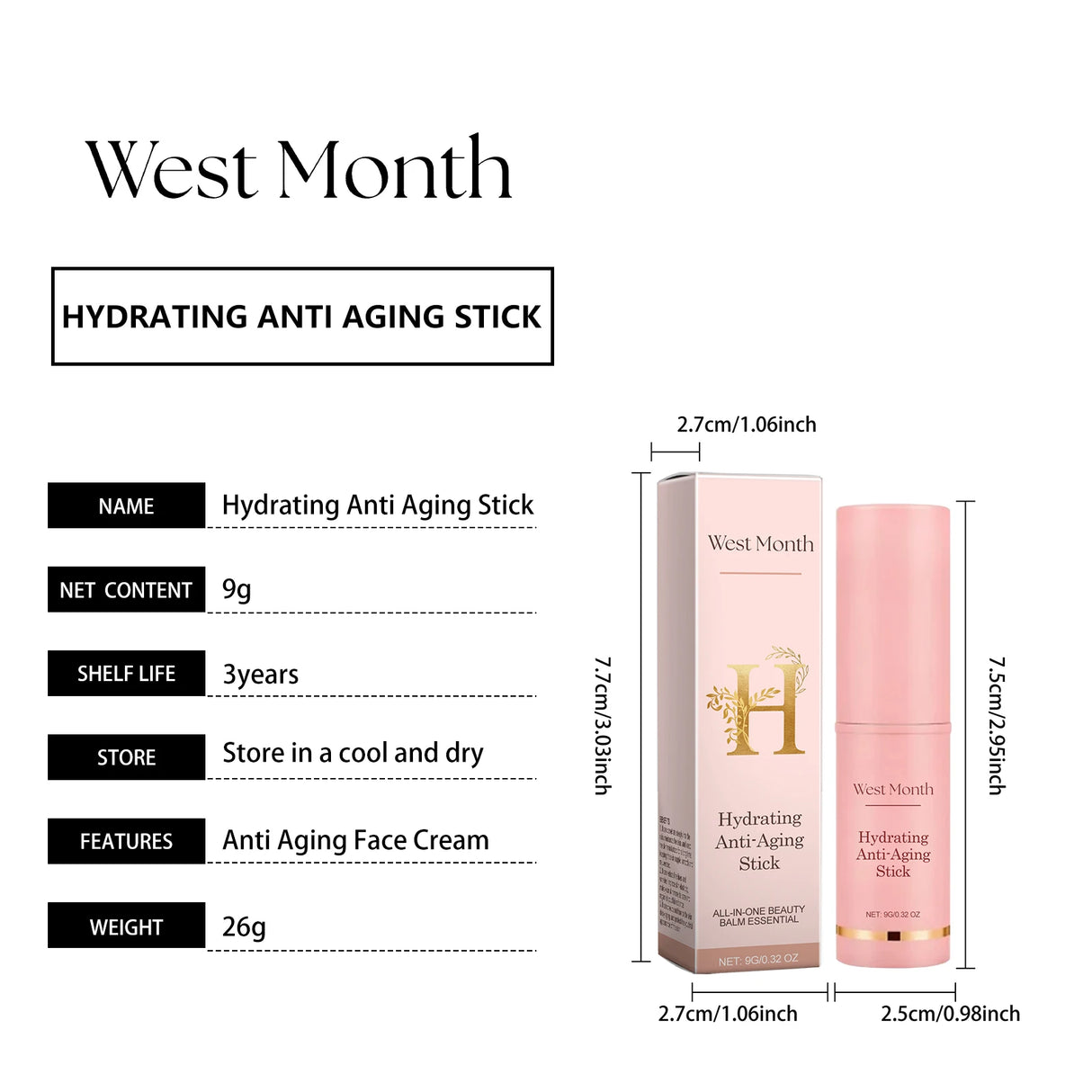 Moisturizing Multi Balm Stick Wrinkle Bounce Collagen Improving Wrinkle Universal Cream Dull Hydrating Stick Korean Skin Care