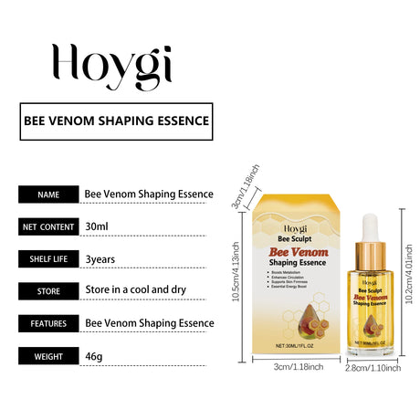 Bee Venom Shaping Oil Firming Lifting Body Skin Anti Cellulite Fat Burning Weight Loss Improve Sagging Thin Leg Massage Oil