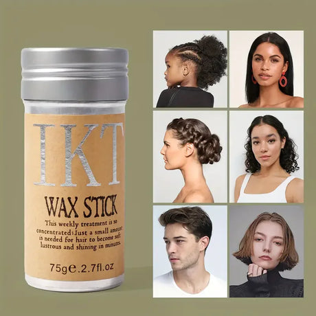2/5Pcs Hair Wax Stick For Kids Women Slick Back Brushes Gel Pomade for Little Girls Toddler Flyaway Hair Wig Styling Accessories