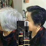 Gray White Hair Treatment Serum Cover White Hair To Black Natural Color Repair Spray Anti Loss Hair Restore Healthy Hair Care