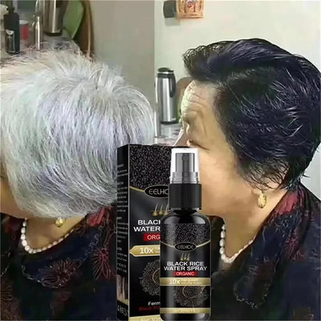 Gray White Hair Treatment Serum Cover White Hair To Black Natural Color Repair Spray Anti Loss Hair Restore Healthy Hair Care