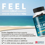 Hydrolyzed Marine Collagen - HYDROPRO, Advanced Hydrolyzed Formula for Optimal Absorption, Skin, Hair, Nails & Joint Support