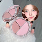 ART VALUE 7PCs Multipurpose Makeup Sets Include 3 Matte Lip Mud,1 Pressed Powder,1 Blush,1 Eyes Palette And Necklace Cosmetics
