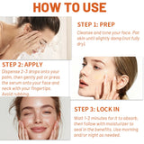 Facial Serum | Vitamin C & Collagen Infused Daily Skin Care Serum, Hydrating & Gentle Exfoliating Facial Treatment for All Skin
