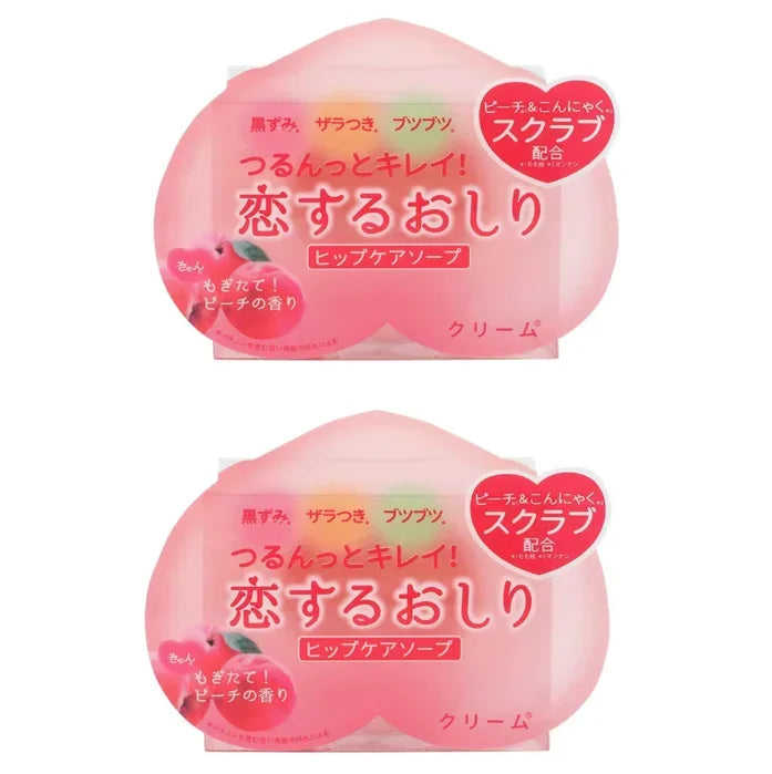 Peach Shaped Soap Intimate Skin Exfoliating Bar Moisturizing Feminine Care Smooth Tender Skin Daily Cleaning Care Products