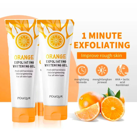 Orange Exfoliating Gel Dead Spot Remover Brighten Peeling 50g Gentle Repair Scrub Whiten Hydrating Moisturizer Korean Skin Care