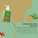 Organic Batana Oil Shampoo Soothing Scalp Intense Repair Batana Nourishing Shampoo with Rosemary Extract for All Hair Types
