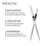12pcs White Eyeliner Makeup Smooth Easy To Wear Eyes Brightener Highlighter Waterproof Long Lasting Eyes Liner Pencils Makeup