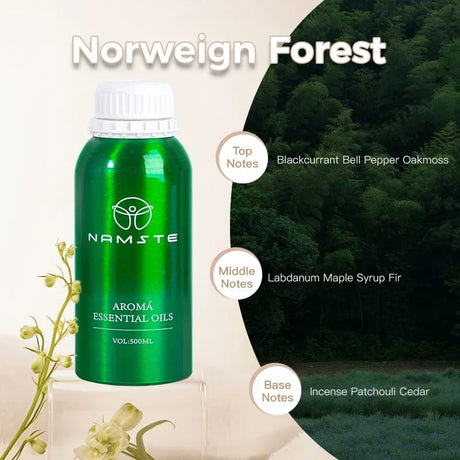NAMSTE 500ml luxury Essential Oils Pure Natural for Diffuser humidifier Aromatherapy Jasmine Orchid Aroma Oil perfume spray