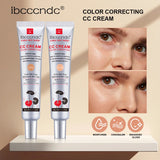 45ml Color Correcting CC Cream Facial Centella Asiatica Repair BB Cream Natural Concealer Whitening Liquid Foundation Cosmetics