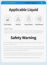 Automatic Watering Fogger Electric Plant Spray Bottle USB Electric Sanitizing Sprayer Hand Watering Machine Plants Garden Tools