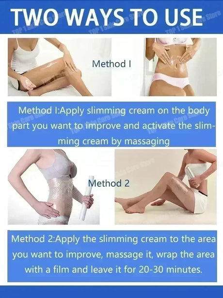 Massage Cream for Tummy, Abdomen, Belly and Waist Firming Cream  for Weight Loss - Anti Cellulite Cream And Stomach Fat Burner