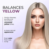 Karseell Purple Hair Mask 16.90 fl.oz 500ml Professional Neutralizes Brass Yellow Tones For Blonde Silver Gray Highlighted Hair