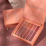 HANDAIYAN 1/6 PCS Lipstick Set Make-up for Women Non Stick Cup Waterproof Long Lasting Cosmetics Korean Makeup Matte Lipstick