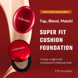 Sunscreen Cushion Foundation Fit Cushion Foundation Full Coverage Waterproof Long-lasting Concealer Long-lasting Makeup