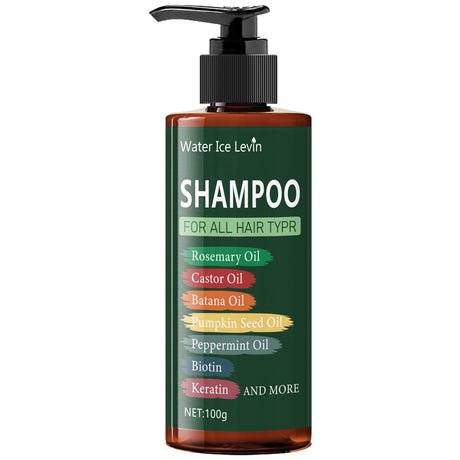 7in 1 Hair Shampoo - 250g 7 in 1 Shampoo - Cooling and Moisturizing for Damaged Hair, Split Ends, Anti-Breakage, Rich in Lavender, Rapeseed Oil, Peppermint Oil, Biotin, and Keratin