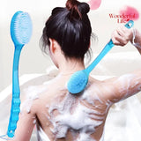 1/2Pcs Body Brush Back Showerhes Bathroom Brush Long Handle Soft Bath With Handle Exfoliating Scrub Skin Massager Exfoliation