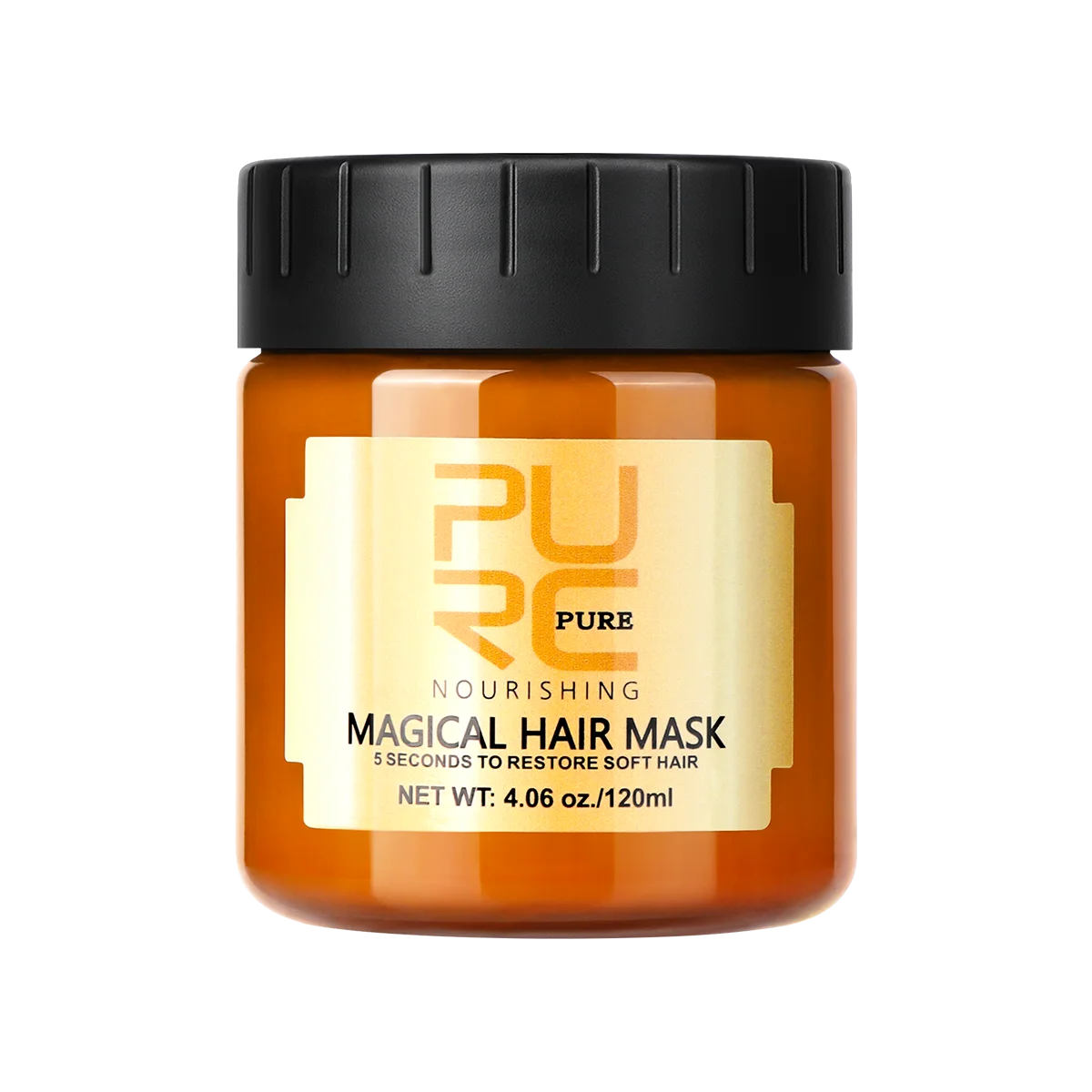 120ml Magical Hair Mask Argan Oil Hair Care Cream Repair Dry Frizz Damage Keratin Treatment Masks 5 Seconds Soft Smoothing PURC