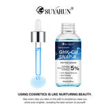 SUYARUN Anti-Aging Peptide Serum | GHK-Cu & SNAP-8 Formula for Day & Night Firming Treatment.
