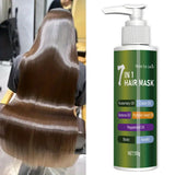 7-in-1 Deep Care Hair Mask to Prevent Breakage and Soften Dry Hair, Rich in Rosemary Oil, Castor Oil, and Biotin Keratin