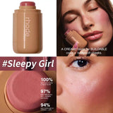 Makeup Cheek Blush Cream Blusher Stick Lip Gloss Phone Case for iPhone 16 17 Pro Max Piggy Sprinkle Sun Soak Tan Line Lipstick