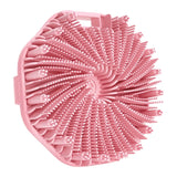 Silicone Body Scrubber Shower Brush Exfoliating Shower Scrubber with Non-Slip Hand Strap Silicone Body Buffer for Use in Shower